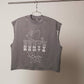 Country Roots Cunty Boots Cut Off Crop Tee