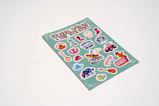 Queers From The Country Sticker Sheets