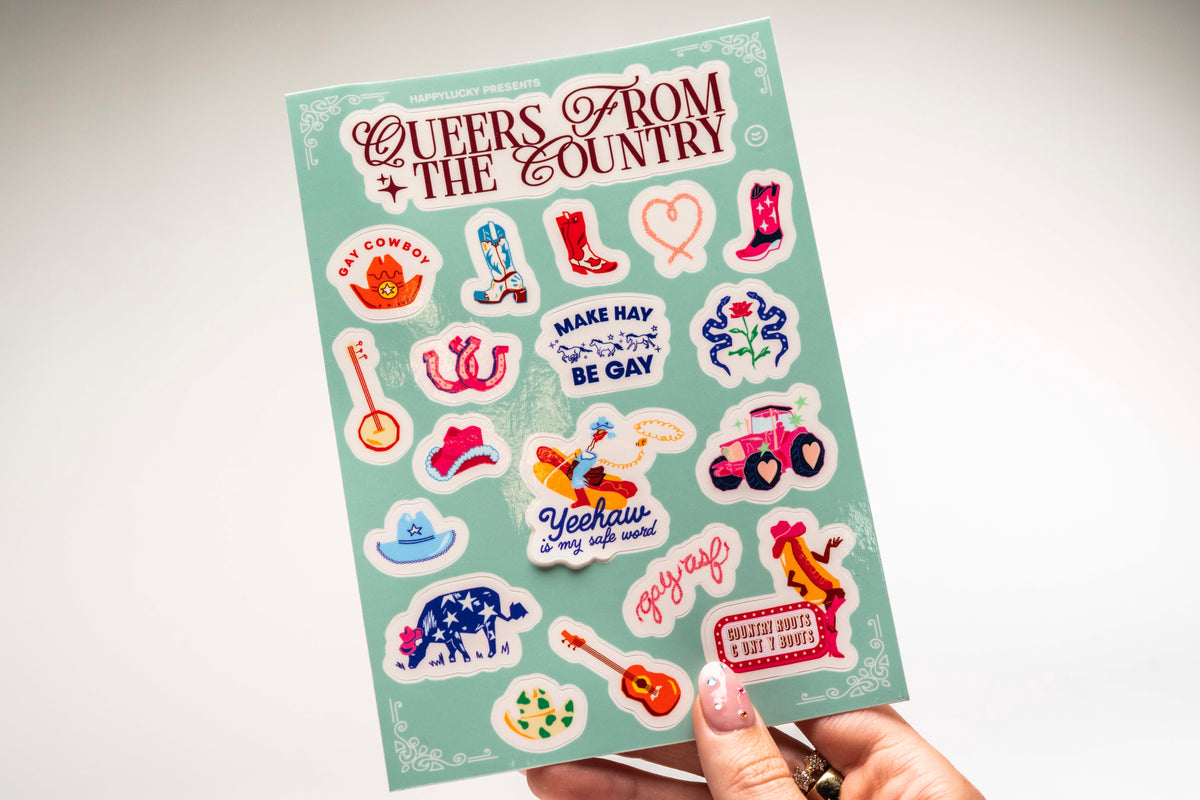 Queers From The Country Sticker Sheets